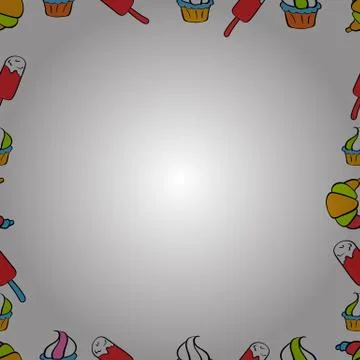 Abstract colored picture Illustrazione stock