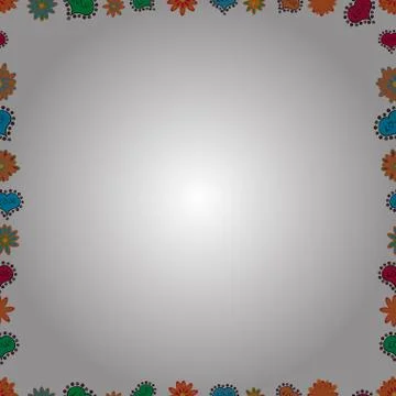 Abstract colored picture Illustrazione stock