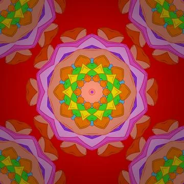 Abstract colored picture 库存插图