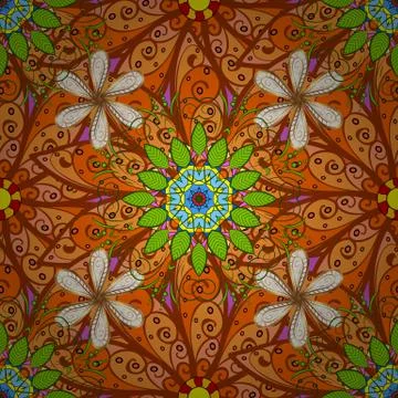 Abstract colored picture Illustration
