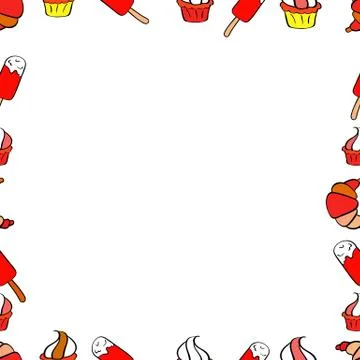 Abstract colored picture イラスト素材