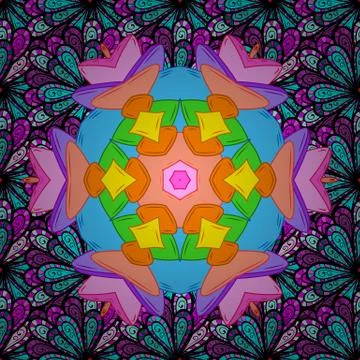 Abstract colored picture Stock Illustration