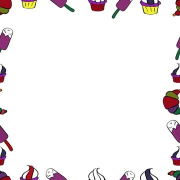 Abstract colored picture Illustrazione stock