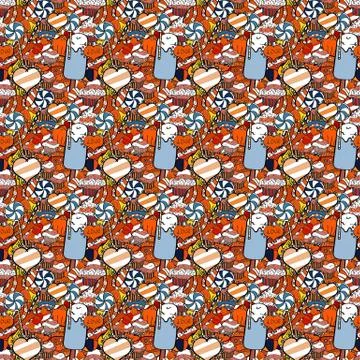 Abstract colored picture Stock Illustration