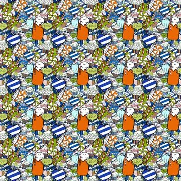 Abstract colored picture Stockillustratie