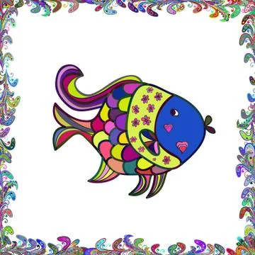 Abstract colored picture Stock Illustration