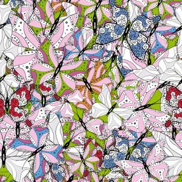 Abstract colored picture Stock Illustration
