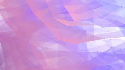 Abstract colored polygonal space with dots and lines motion. Stock Footage 156370070