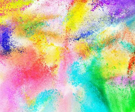 Abstract colored powder background Foto stock