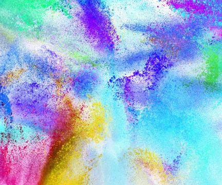 Abstract colored powder background Foto stock