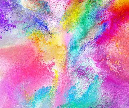 Abstract colored powder background Foto stock