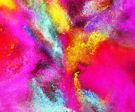 Abstract colored powder background Foto stock