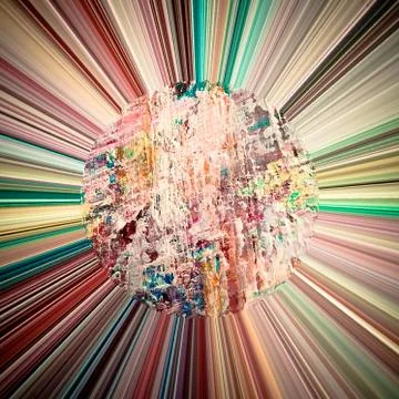 Abstract colored rays background Stock Photos