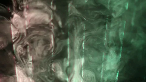 Abstract colored rays in fog. Stock Footage 69737657