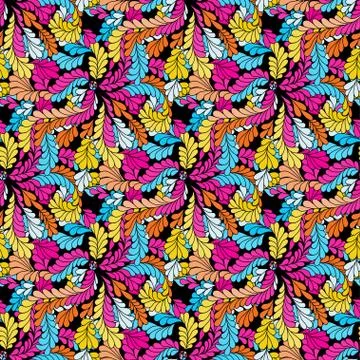 Abstract colored seamless pattern for your design Stock Illustration