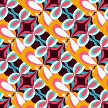 Abstract colored seamless pattern for your design Stock Illustration