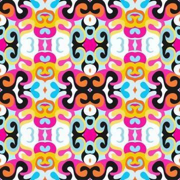Abstract colored seamless pattern for your design Stock Illustration