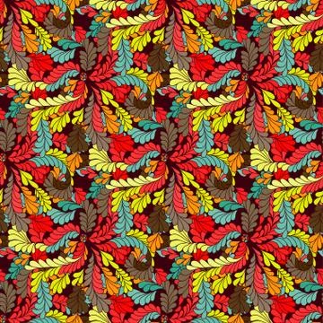 Abstract colored seamless pattern for your design Stock Illustration