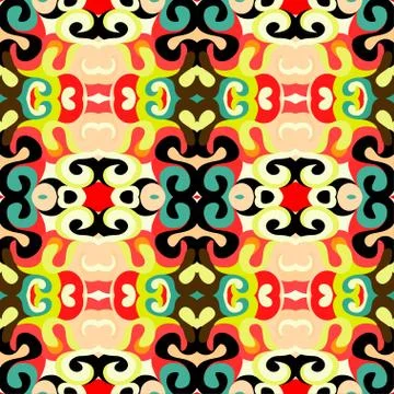 Abstract colored seamless pattern for your design Stock Illustration