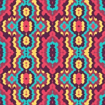 Abstract colored seamless pattern for your design Stock Illustration