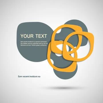 Abstract colored shapes on a white background Stock Illustration