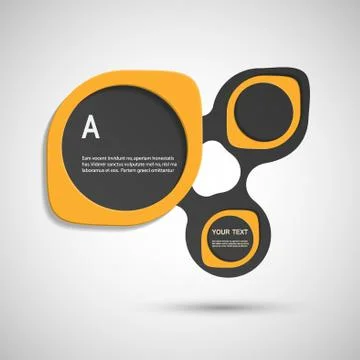 Abstract colored shapes on a white background Stock Illustration
