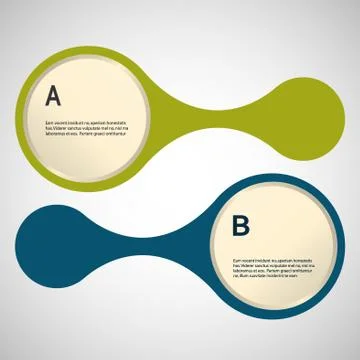 Abstract colored shapes on a white background Stock Illustration