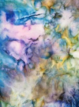Abstract colored silk nodular batik textile background - abstract colored ... Stock Photos