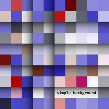 Abstract colored squares on a light background Illustrazione stock