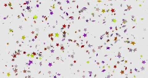 Abstract colored star geometric background. 3d rendering, selective focus. 4K Видео 219700730