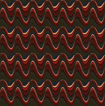 Abstract colored stripes are directed in a wave and create a seamless vecto.. Stock Illustration