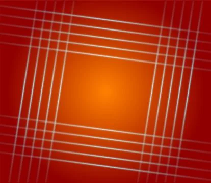Abstract colored stripes square on orange background Illustrazione stock