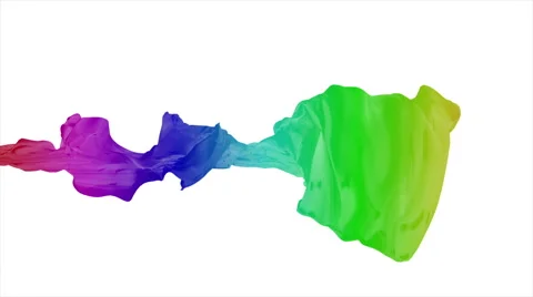 Abstract colored textile/paint. Series of four Stock-Footage 40418693