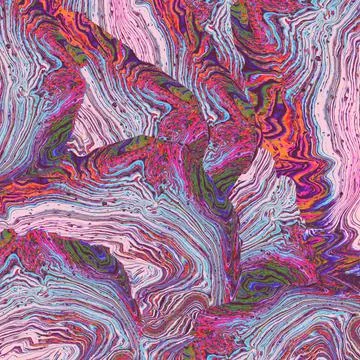 Abstract colored texture with Fluid Art effect precious stone or marble effect. Stock Illustration