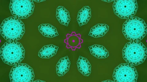 Abstract Colored Tracery Kaleida Stock Footage 73536751