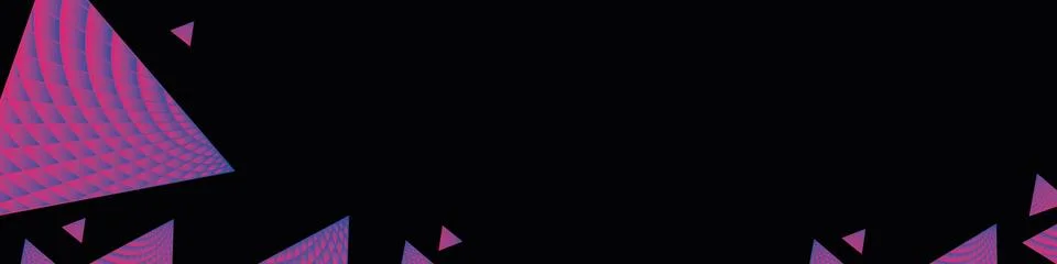 Abstract colored triangles pattern New Retro Wave illustration 스톡 일러스트