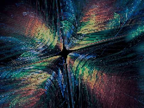 Abstract colored vector background - technology or festive theme Stock Illustration