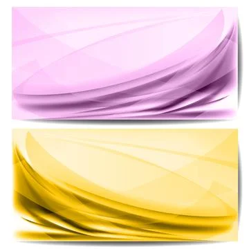 Abstract colored wave on background Stock Illustration