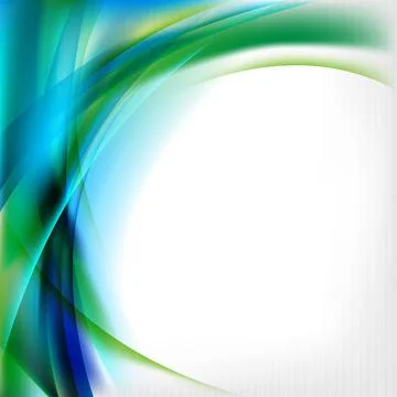 Abstract colored wave on background Illustrazione stock