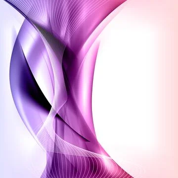 Abstract colored wave on background イラスト素材