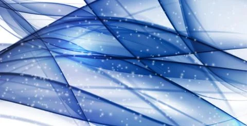 Abstract Colored Wave on  Background. Vector Illustration イラスト素材