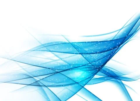 Abstract Colored Wave on  Background. Vector Illustration イラスト素材