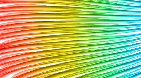 Abstract Colored Wave on  Background. Vector Illustration イラスト素材
