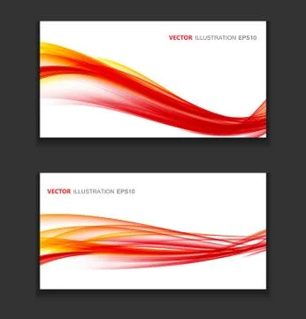 Abstract Colored Wave Card Background. Vector Illustration イラスト素材