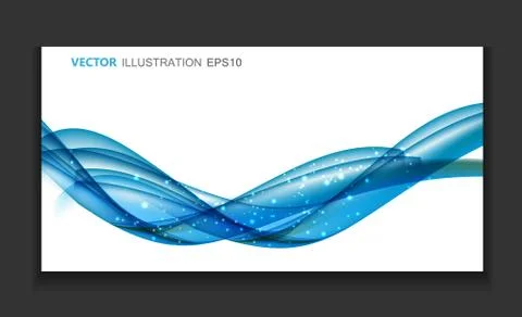 Abstract Colored Wave Card Set Background. Vector Illustration イラスト素材