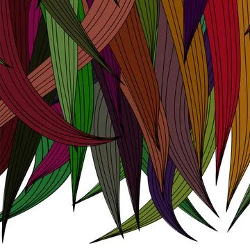 Abstract Colored Wave Pattern Colorful Wave Background. Abstract Colored W... Foto stock