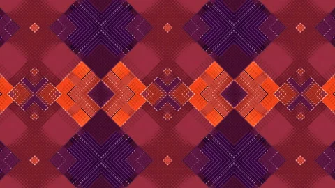 Abstract colorful 3d rendering VJ kaleidoscopic loop animation 4K, Ultra HD Stock Footage 146527417