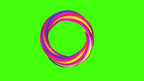 Abstract colorful 3D Shape animation | Stock Video | Pond5