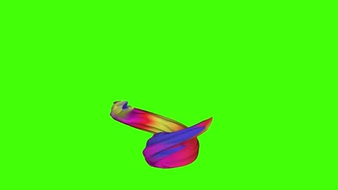 Abstract colorful 3D Shape animation | Stock Video | Pond5