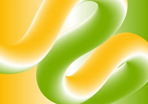 Abstract colorful 3d wavy shape background 스톡 일러스트